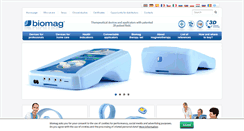 Desktop Screenshot of magnetic-therapy-biomag.com