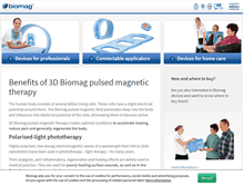 Tablet Screenshot of magnetic-therapy-biomag.com